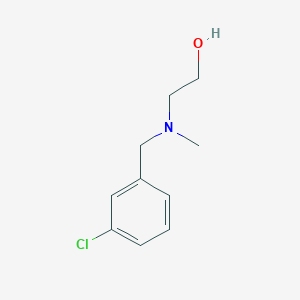 molecular formula C10H14ClNO B7862845 2-[(3-Chloro-benzyl)-methyl-amino]-ethanol 