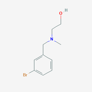 molecular formula C10H14BrNO B7862876 2-[(3-Bromo-benzyl)-methyl-amino]-ethanol 