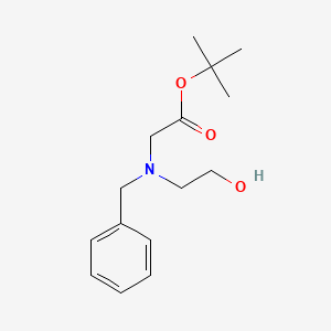 tert-butyl 2-[benzyl(2-hydroxyethyl)amino]acetate