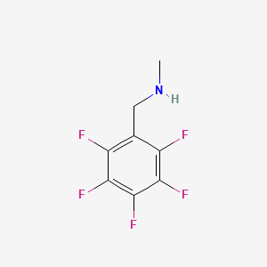 Methyl[(pentafluorophenyl)methyl]amine