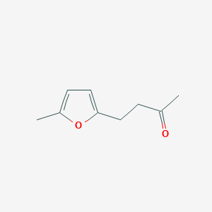 molecular formula C9H12O2 B078629 4-(5-甲基-2-呋喃基)-2-丁酮 CAS No. 13679-56-6