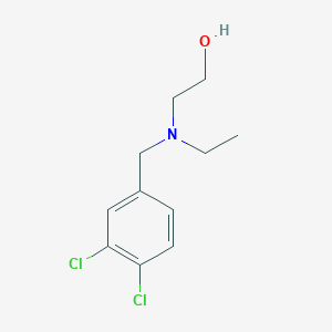 molecular formula C11H15Cl2NO B7862925 2-[(3,4-Dichloro-benzyl)-ethyl-amino]-ethanol 