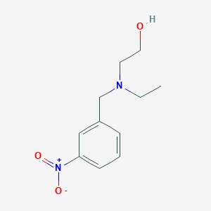 molecular formula C11H16N2O3 B7862955 2-[Ethyl-(3-nitro-benzyl)-amino]-ethanol 