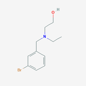 molecular formula C11H16BrNO B7862980 2-[(3-Bromo-benzyl)-ethyl-amino]-ethanol 