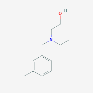 molecular formula C12H19NO B7862983 2-[Ethyl-(3-methyl-benzyl)-amino]-ethanol 