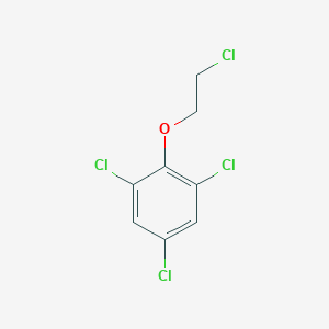 molecular formula C8H6Cl4O B078630 1,3,5-Trichloro-2-(2-chloroethoxy)benzene CAS No. 13001-29-1