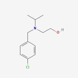 molecular formula C12H18ClNO B7863000 2-[(4-Chloro-benzyl)-isopropyl-amino]-ethanol 