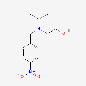 molecular formula C12H18N2O3 B7863006 2-[Isopropyl-(4-nitro-benzyl)-amino]-ethanol 