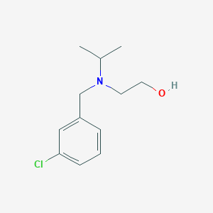 molecular formula C12H18ClNO B7863037 2-[(3-Chloro-benzyl)-isopropyl-amino]-ethanol 