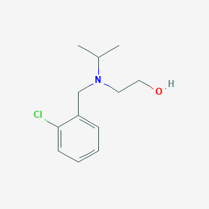 molecular formula C12H18ClNO B7863042 2-[(2-Chloro-benzyl)-isopropyl-amino]-ethanol 