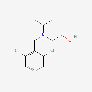 molecular formula C12H17Cl2NO B7863045 2-[(2,6-Dichloro-benzyl)-isopropyl-amino]-ethanol 