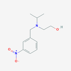 molecular formula C12H18N2O3 B7863047 2-[Isopropyl-(3-nitro-benzyl)-amino]-ethanol 