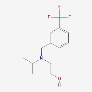 molecular formula C13H18F3NO B7863049 2-[Isopropyl-(3-trifluoromethyl-benzyl)-amino]-ethanol 