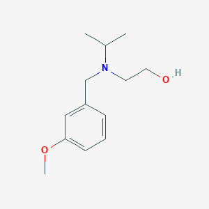 molecular formula C13H21NO2 B7863067 2-[Isopropyl-(3-methoxy-benzyl)-amino]-ethanol 