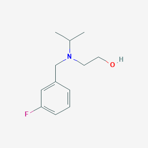 molecular formula C12H18FNO B7863071 2-[(3-Fluoro-benzyl)-isopropyl-amino]-ethanol 