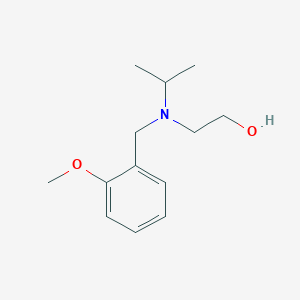 molecular formula C13H21NO2 B7863088 2-[Isopropyl-(2-methoxy-benzyl)-amino]-ethanol 