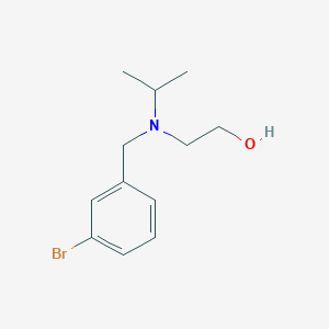 molecular formula C12H18BrNO B7863090 2-[(3-Bromo-benzyl)-isopropyl-amino]-ethanol 