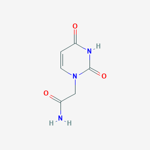 molecular formula C6H7N3O3 B7863103 2-(2,4-Dioxo-3,4-dihydropyrimidin-1(2H)-yl)acetamide 