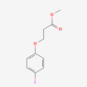 molecular formula C10H11IO3 B7863131 Methyl 3-(4-iodophenoxy)propanoate 
