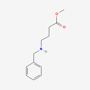 molecular formula C12H17NO2 B7863137 Methyl 4-(benzylamino)butanoate 