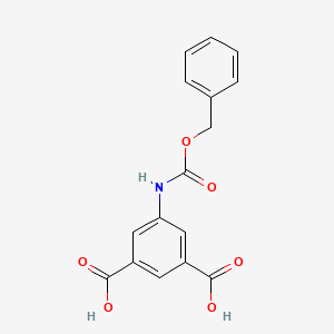 molecular formula C16H13NO6 B7863166 5-(((Benzyloxy)carbonyl)amino)isophthalic acid 