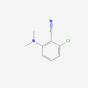 molecular formula C9H9ClN2 B7863173 2-Chloro-6-(dimethylamino)benzonitrile 