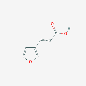 molecular formula C7H6O3 B7863204 2-Propenoic acid, 3-(3-furanyl)- 