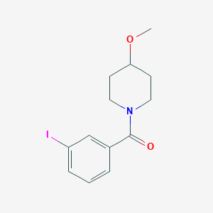 molecular formula C13H16INO2 B7863212 1-(3-Iodobenzoyl)-4-methoxypiperidine 