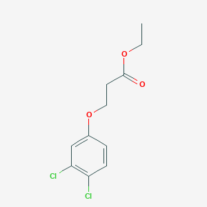 molecular formula C11H12Cl2O3 B7863235 Ethyl 3-(3,4-dichloro-phenoxy)propanoate 