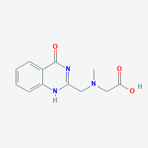 2-[methyl-[(4-oxo-1H-quinazolin-2-yl)methyl]amino]acetic acid