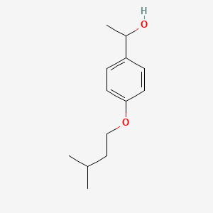 molecular formula C13H20O2 B7863296 1-(4-iso-Pentoxyphenyl)ethanol 