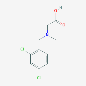 molecular formula C10H11Cl2NO2 B7863302 [(2,4-Dichloro-benzyl)-methyl-amino]-acetic acid 