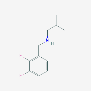molecular formula C11H15F2N B7863325 [(2,3-Difluorophenyl)methyl](2-methylpropyl)amine 