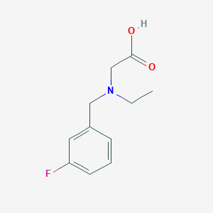 molecular formula C11H14FNO2 B7863332 [Ethyl-(3-fluoro-benzyl)-amino]-acetic acid 
