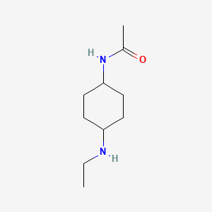 molecular formula C10H20N2O B7863368 N-(4-Ethylamino-cyclohexyl)-acetamide 