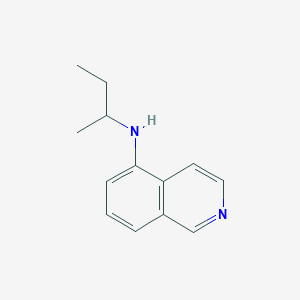 molecular formula C13H16N2 B7863442 N-(butan-2-yl)isoquinolin-5-amine 