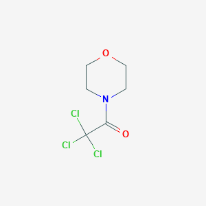molecular formula C6H8Cl3NO2 B078635 2,2,2-Trichloro-1-morpholin-4-ylethanone CAS No. 13306-60-0