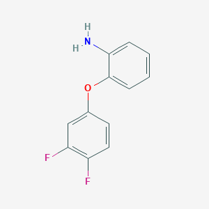 molecular formula C12H9F2NO B7863511 2-(3,4-Difluorophenoxy)aniline 