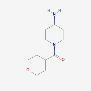 1-(Oxane-4-carbonyl)piperidin-4-amine