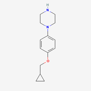 1-(4-(Cyclopropylmethoxy)phenyl)piperazine