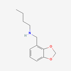 molecular formula C12H17NO2 B7863670 [(2H-1,3-benzodioxol-4-yl)methyl](butyl)amine 