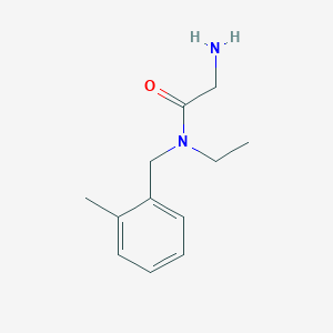 molecular formula C12H18N2O B7863711 2-Amino-N-ethyl-N-(2-methyl-benzyl)-acetamide 