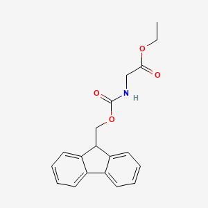 molecular formula C19H19NO4 B7863719 Ethyl (((9H-fluoren-9-YL)methoxy)carbonyl)glycinate CAS No. 35661-41-7