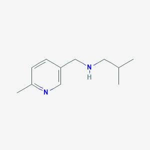molecular formula C11H18N2 B7863873 (2-Methylpropyl)[(6-methylpyridin-3-yl)methyl]amine 