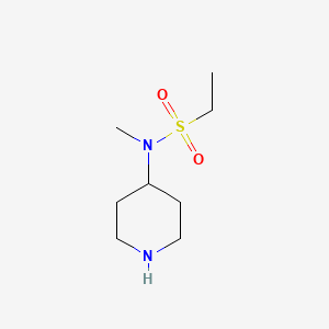 molecular formula C8H18N2O2S B7863898 N-Methyl-N-(piperidin-4-yl)ethanesulfonamide 