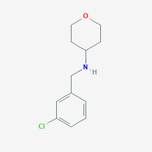 N-(3-Chlorobenzyl)tetrahydro-2H-pyran-4-amine
