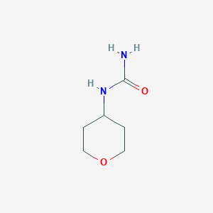 molecular formula C6H12N2O2 B7864037 (Oxan-4-yl)urea 
