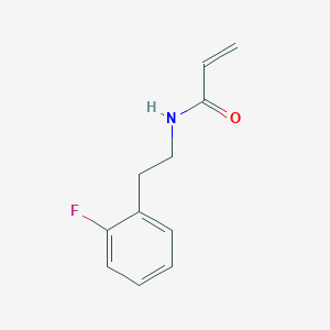 molecular formula C11H12FNO B7864062 N-[2-(2-fluorophenyl)ethyl]prop-2-enamide 