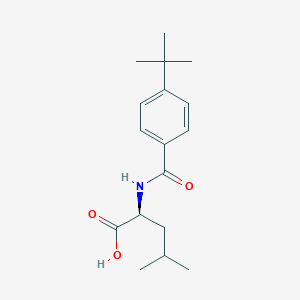 N-[4-(1,1-dimethylethyl)benzoyl]leucine