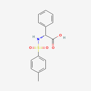 molecular formula C15H15NO4S B7864135 (2R)-2-[(4-methylphenyl)sulfonylamino]-2-phenylacetic acid 